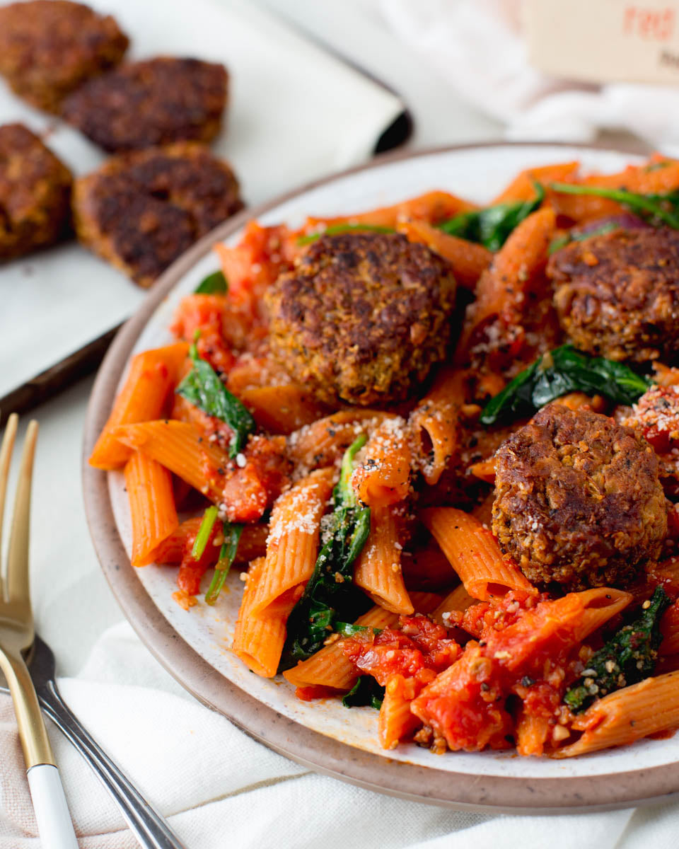 Lentil Protein Ball Marinara