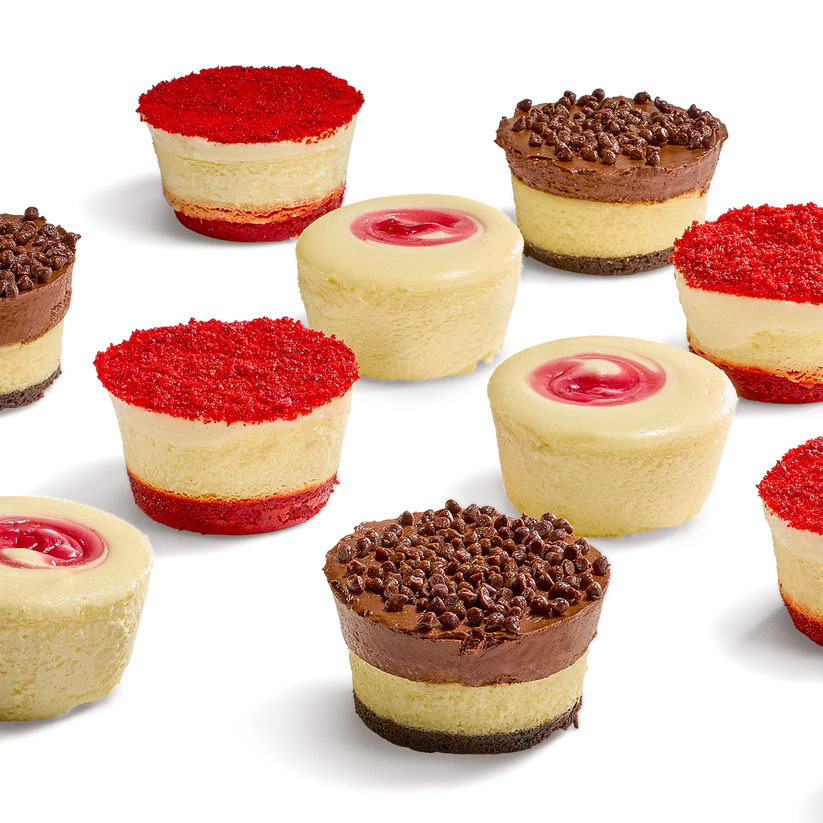 Gourmet Mini Cheesecakes Sampler, 18 Pack