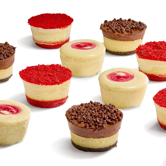 Gourmet Mini Cheesecakes Sampler, 18 Pack