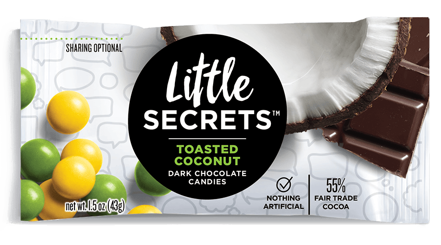 Little Secrets 5 oz Candies, 4 Pack (Spiced Pumpkin Pie Dark Chocolate)