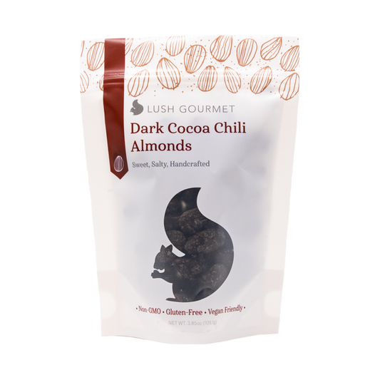 Dark Cocoa Chili Almonds - 3.85 oz