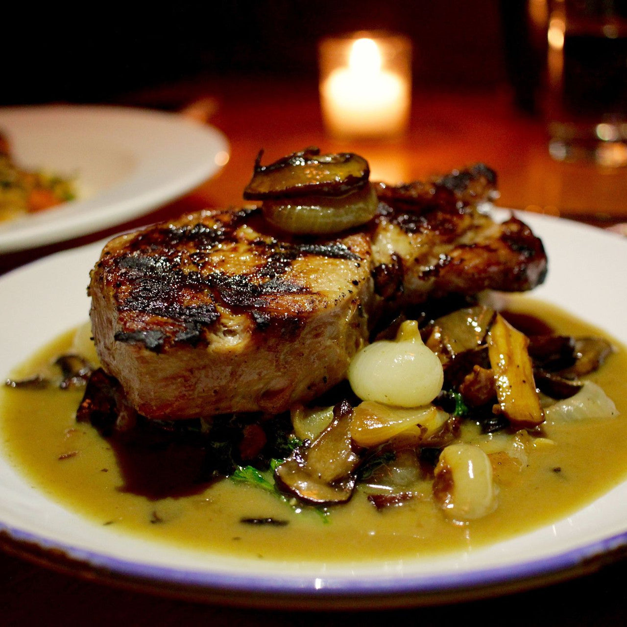 BONE IN BERKSHIRE THICK RIBEYE PORK CHOP- 1 lb