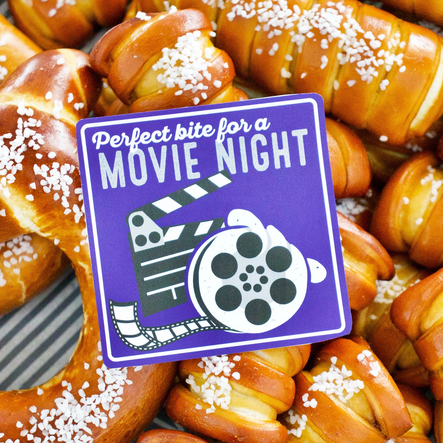 MOVIE NIGHT SNACK PACK - Artisanal Soft Pretzels, Mustard & Salt