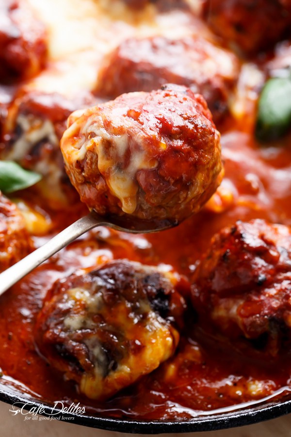 SUN DRIED TOMATO CHEESY MEATBALLS