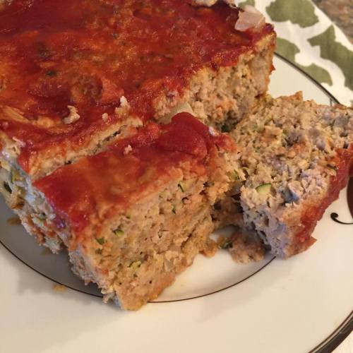 Savory Zucchini Turkey Meatloaf