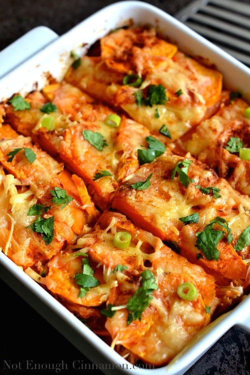 Mexican Sweet Potato Gratin with Chicken