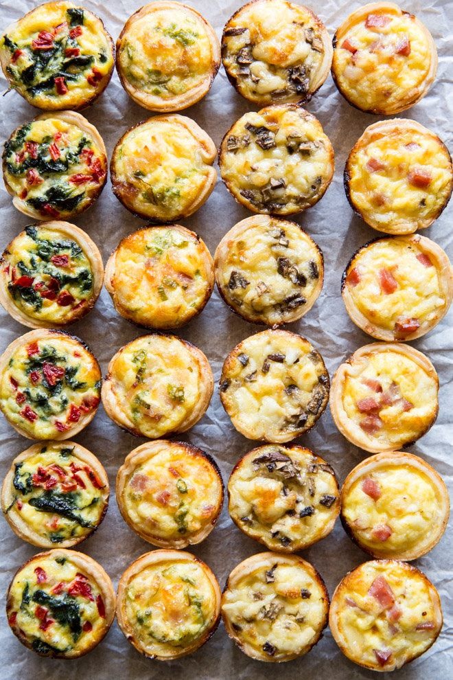 Assorted Mini Quiche - Social Size - 24 pieces