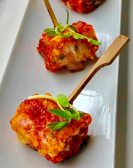 Miniature Vegetable Lasagna - 100 pieces per tray