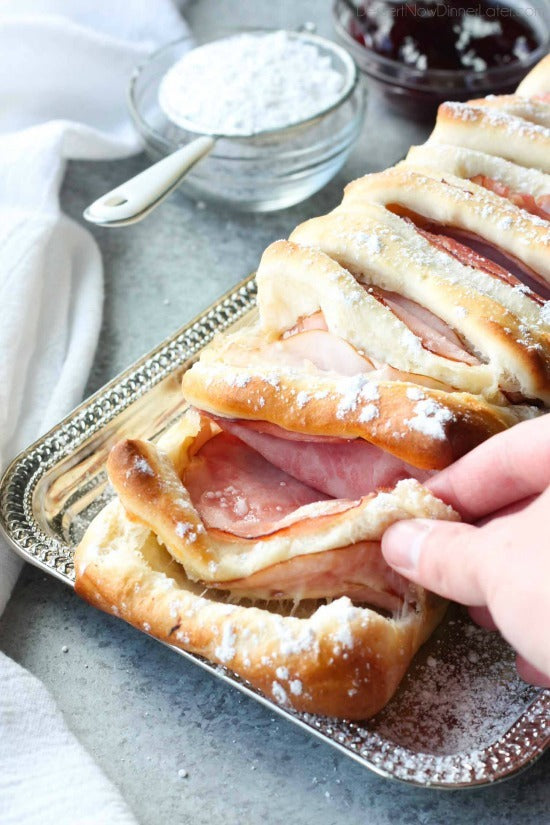 Monte Cristo Pull Apart Bread