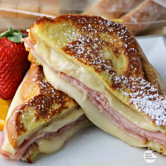Monte Cristo Style Grilled Cheese Sandwich