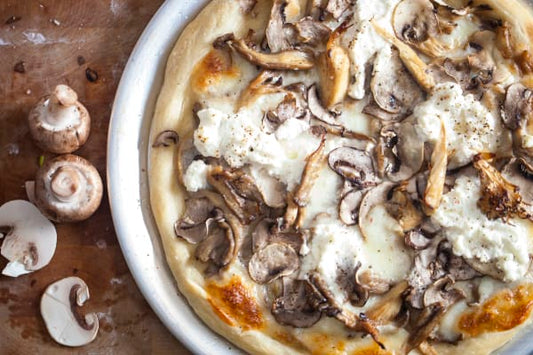Mushroom Pizza with Truffles