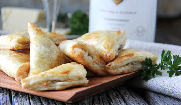 Mushroom, Herb & Gruyere Cheese Mini Turnovers