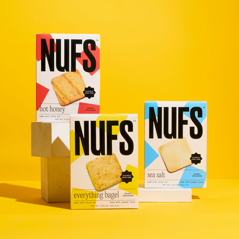 NUFS Variety Pack, No Seed Oil - Hot Honey, Everything Bagel, Sea Salt - 4.25 oz - Pack of 6