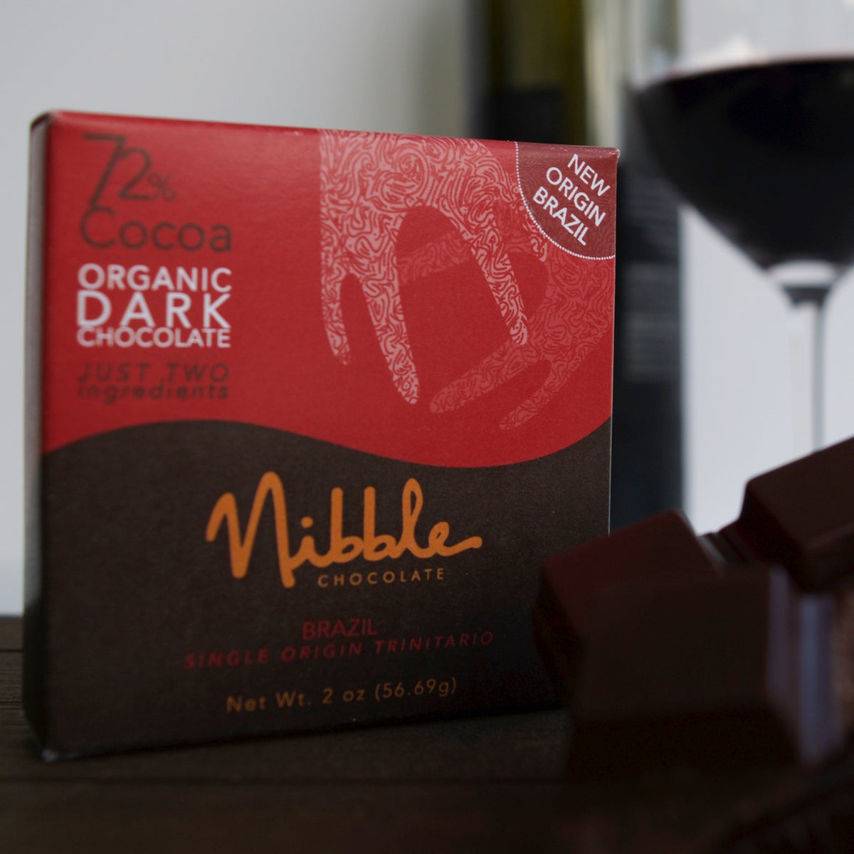 Four Bar Flight 72% Organic Dark Chocolate