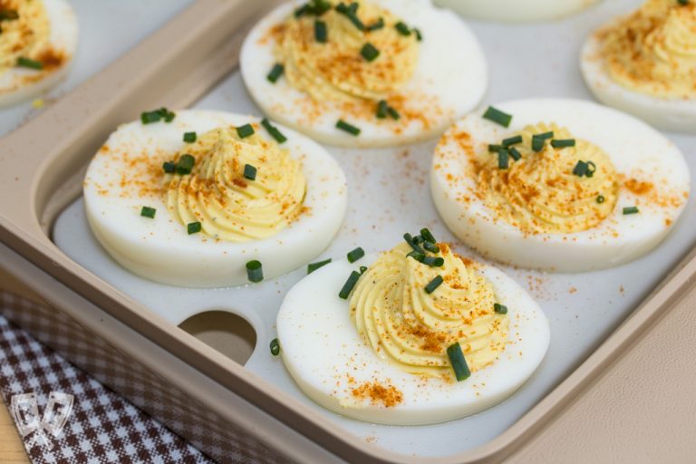 No Mayo Deviled Eggs