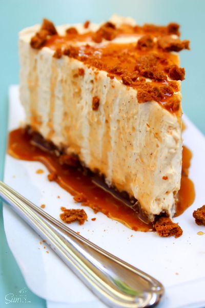 No Bake Pumpkin Caramel Cheesecake