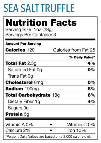 Quinoa Puffs, Sea Salt Truffle (3oz)