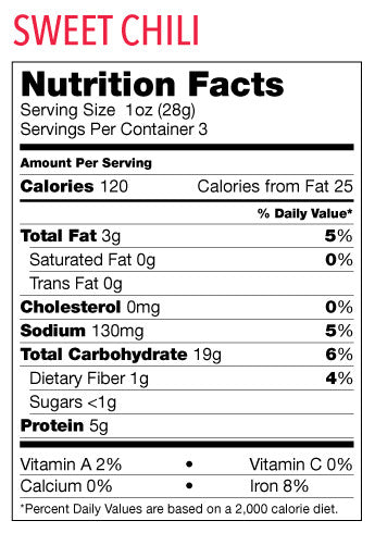 Quinoa Puffs, Sweet Chili (3oz)