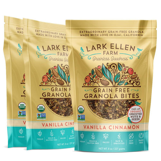 VANILLA CINNAMON SPROUTED GRANOLA - 3 Pack - Gluten Free, Grain Free