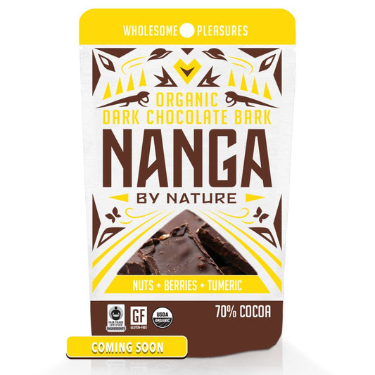 Nuts Berries Turmeric Organic Dark Chocolate Bark / 12 Pack