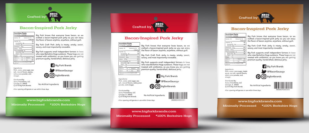 Original Craft Pork Jerky - 1 Case (8 X 2.25 oz. packs)