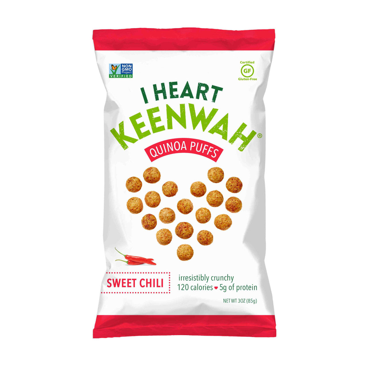 Quinoa Puffs, Sweet Chili (3oz)