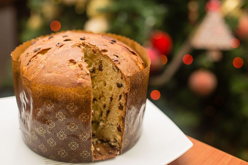 Traditional Panettone Christmas Cake