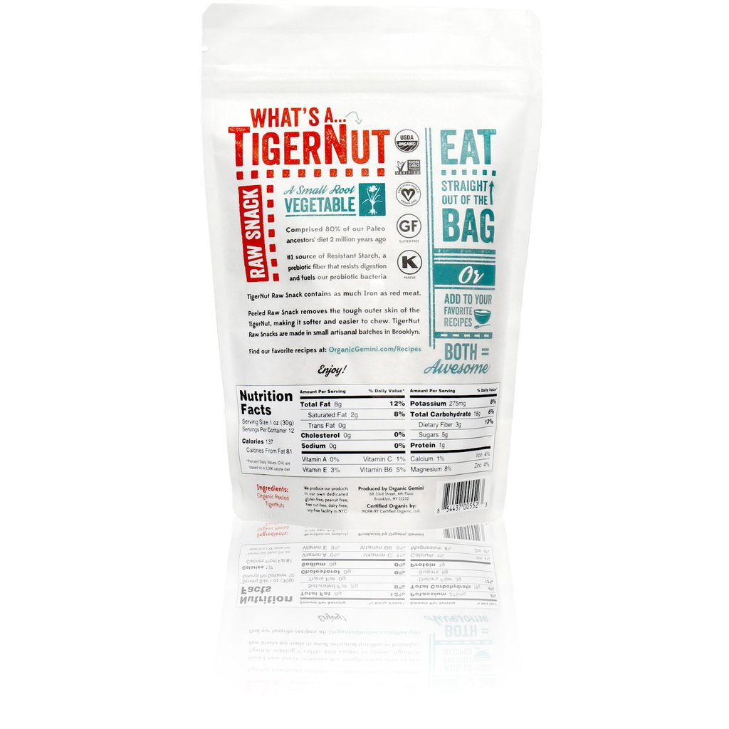 PEELED TIGERNUT RAW SNACK