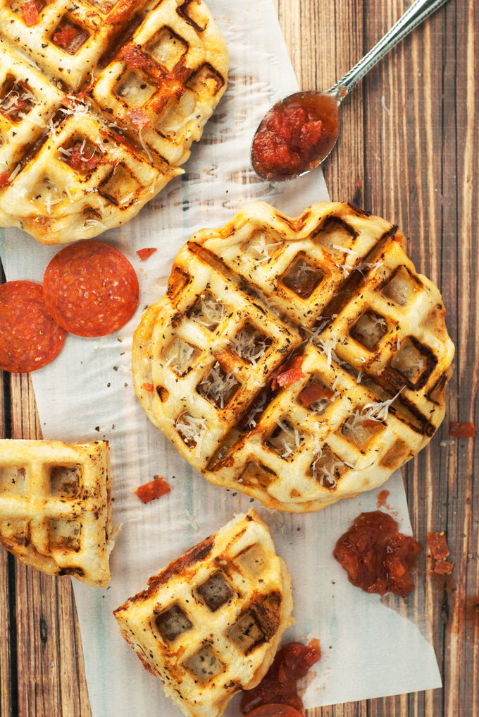 PEPPERONI PIZZA WAFFLES