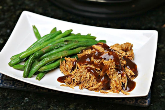 Keto Low Carb BBQ Chicken with Green Beans (GF, DF)