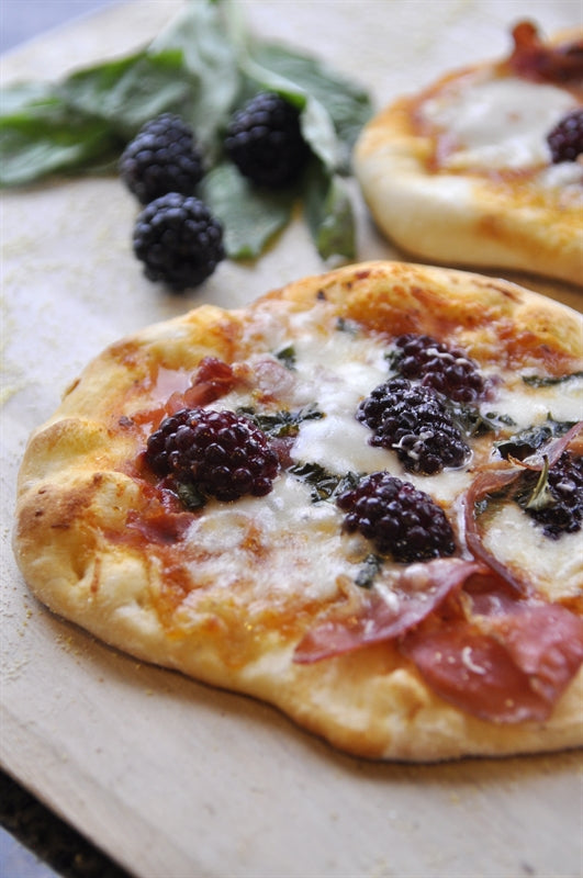 Proscuitto, Blackberry & Basil Pizza