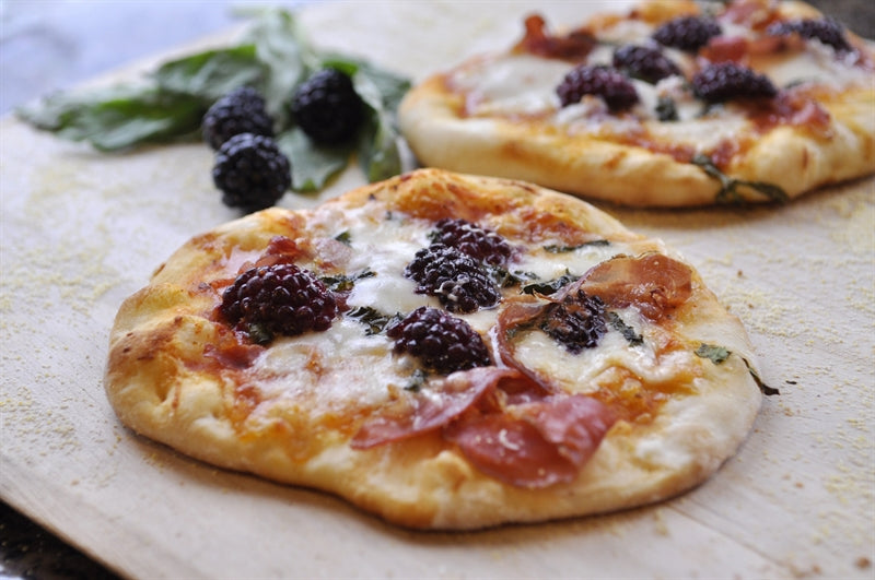 Proscuitto, Blackberry & Basil Pizza