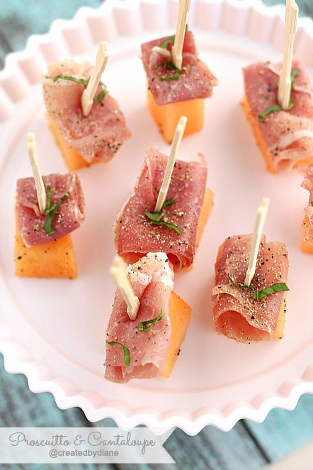 PROSCIUTTO AND CANTALOUPE APPETIZERS