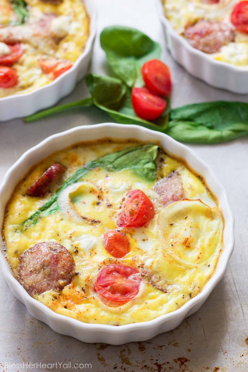 Goat Cheese Egg Bake