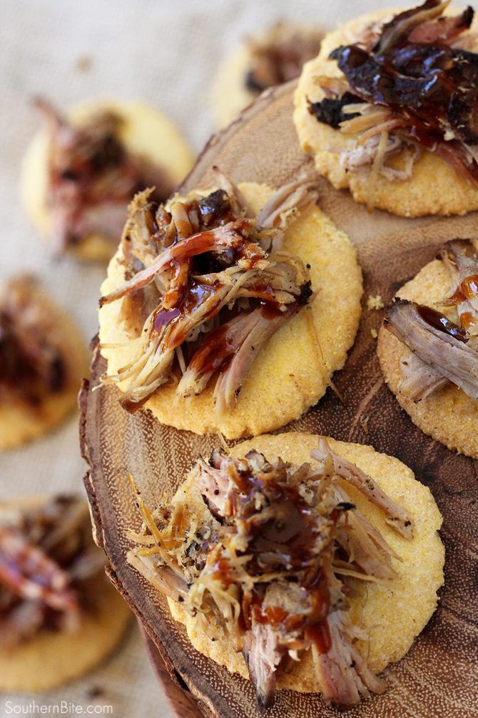 Pulled Pork Cornbread Tarts