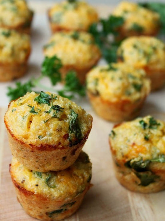 QUINOA SPINACH OMELETTE BITES - 1 DOZEN