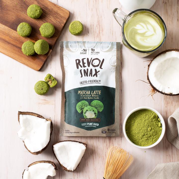 MATCHA LATTE BITES - 4 Pack Revolv Snax