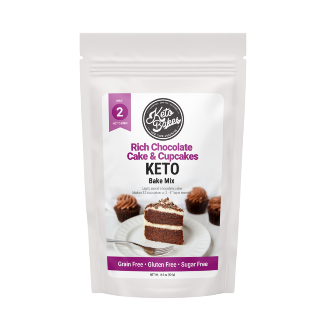 Rich Chocolate Cake & Cupcakes Mix - 2g net carbs