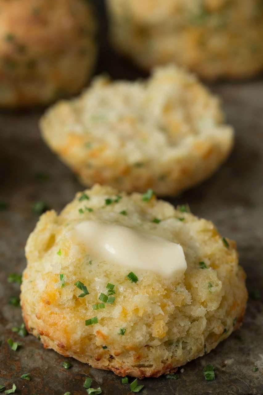 Cheddar Chive Biscuits - Gluten Free, 1 dozen