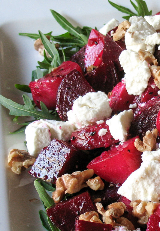 Roasted Beetroot, Goats Cheese & Walnut Salad