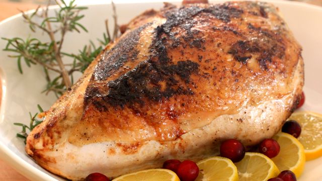 ORGANIC BONE-IN SKIN-ON TURKEY BREAST - 4 to 6 lbs