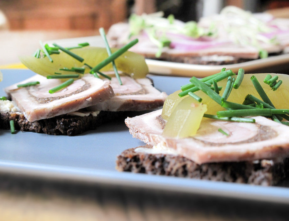 Rullepølse Pressed Loaf, Veal - 3 - 3.5 lb - Unsliced