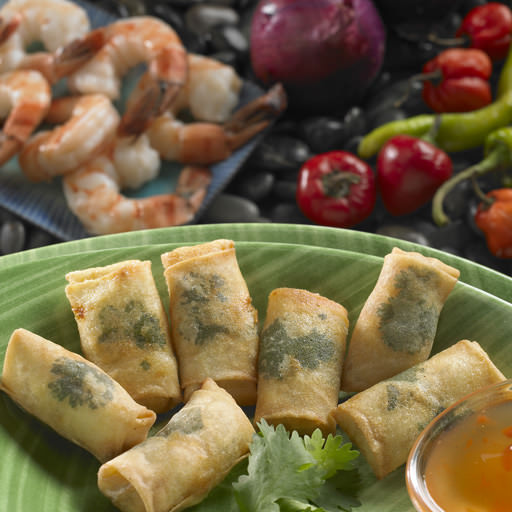 Maui Shrimp Spring Rolls - 100 pieces per tray