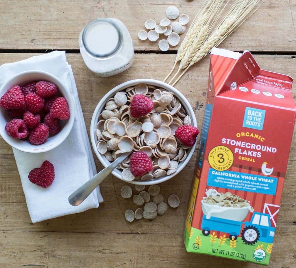 CA Whole Wheat Breakfast Cereal, 2-pack - Back to the Roots