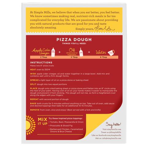 Simple Mills Pizza Dough Mix - Case of 6