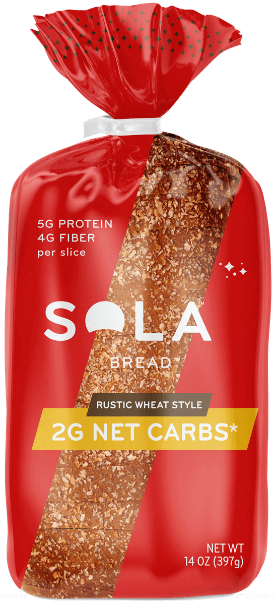 SOLA Rustic Wheat Style Bread - 1 Loaf