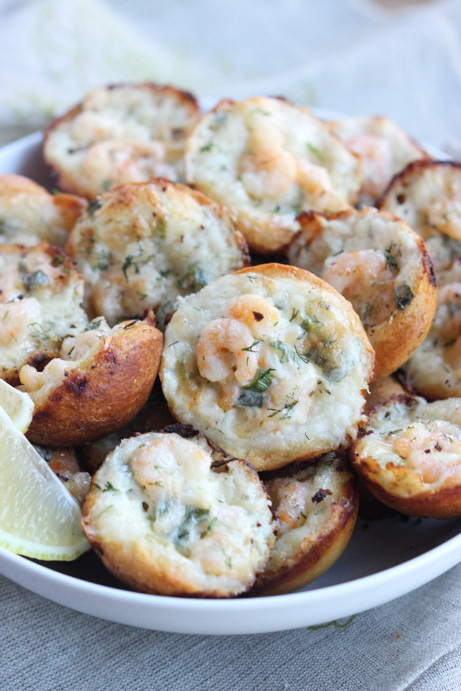Shrimp Scampi Poppers