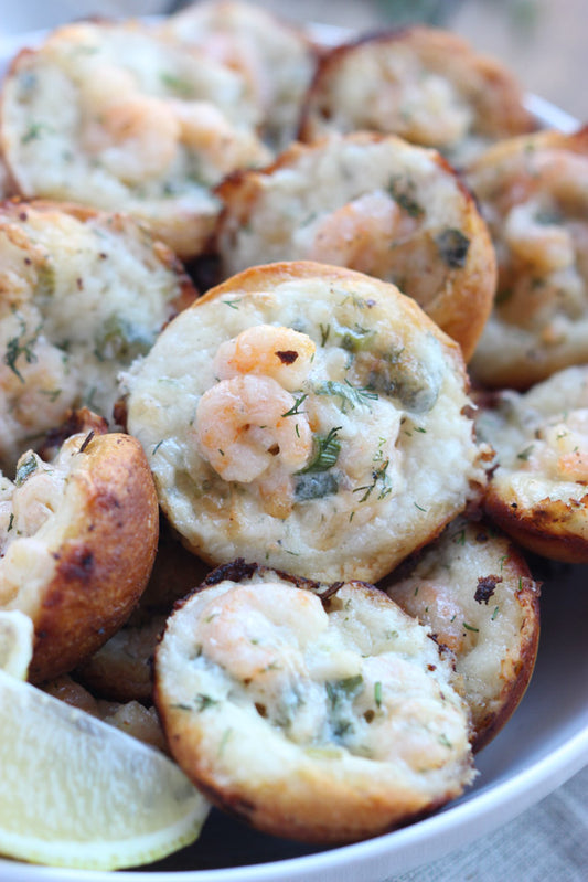 Shrimp Scampi Poppers