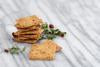 Sun-dried Tomato & Basil Almond Flour Crackers