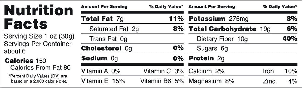 SLICED TIGERNUT RAW SNACK